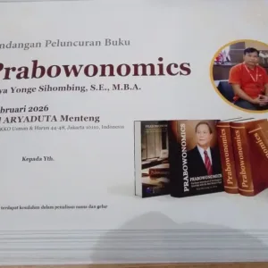 Kalender Kerja Peluncuran Buku Prabowonomics 26 Februari 2026